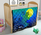 aboriginal-premium-quilt-indigenous-frog-blue
