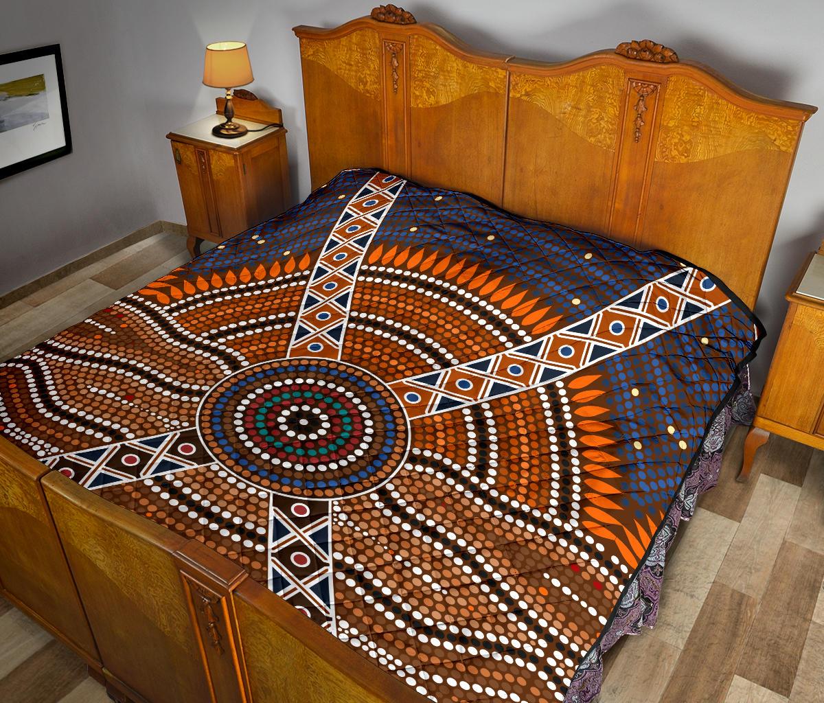 premium-quilts-aboriginal-dot-painting-quilts-ver01