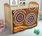 aboriginal-premium-quilt-australia-brown-circle-dot-painting-art