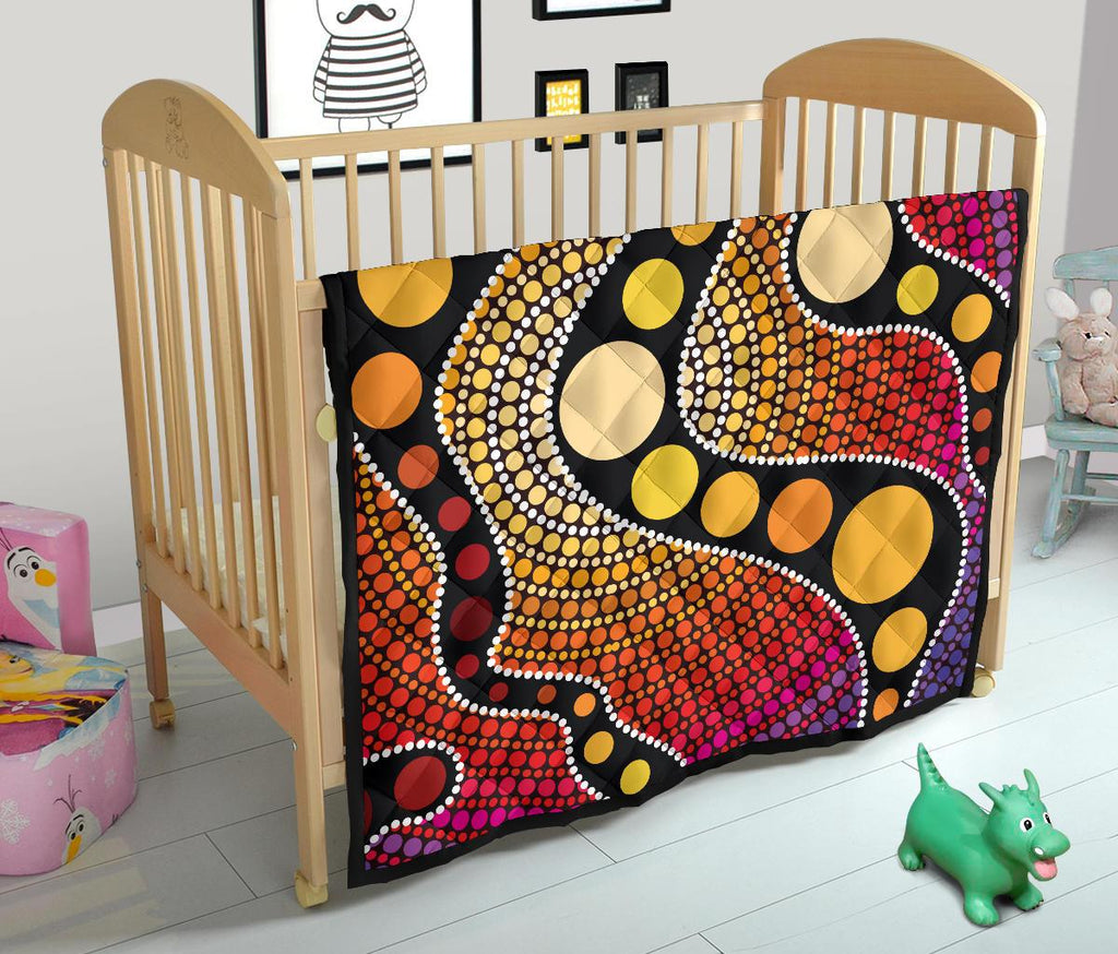 aboriginal-premium-quilt-australia-colorful-circle-dot-painting-art