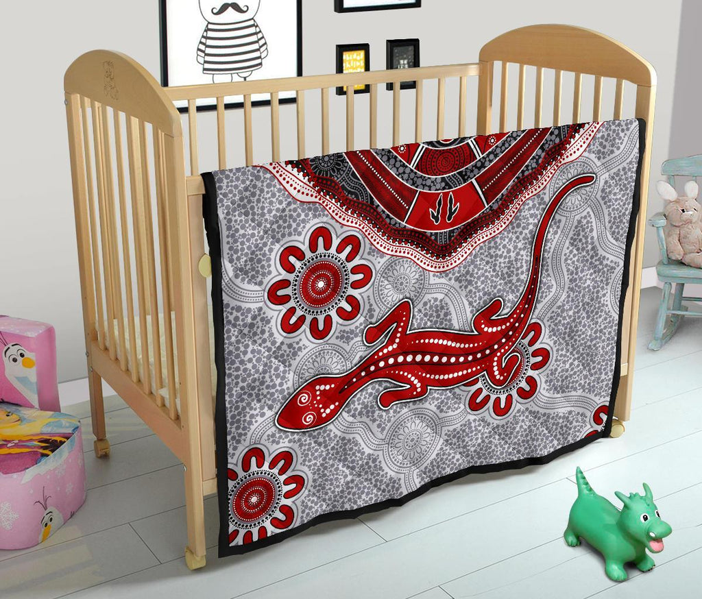 aboriginal-premium-quilt-indigenous-boomerang-and-lizard-art