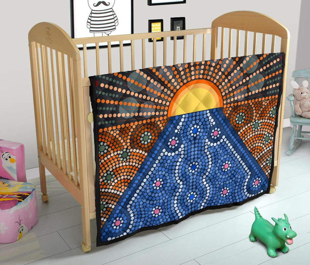 aboriginal-premium-quilt-australia-sunrise-dot-painting-art