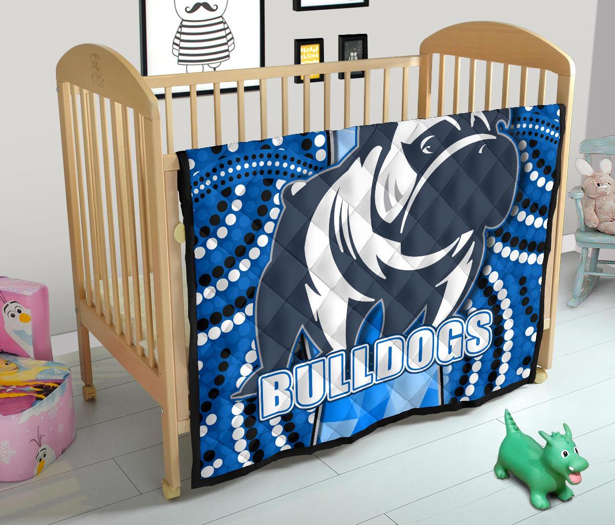 bulldogs-premium-quilt-indigenous-snappy