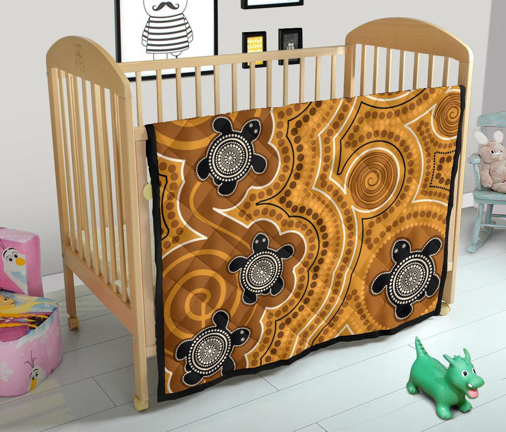 aboriginal-premium-quilt-indigenous-turtle-gold-version