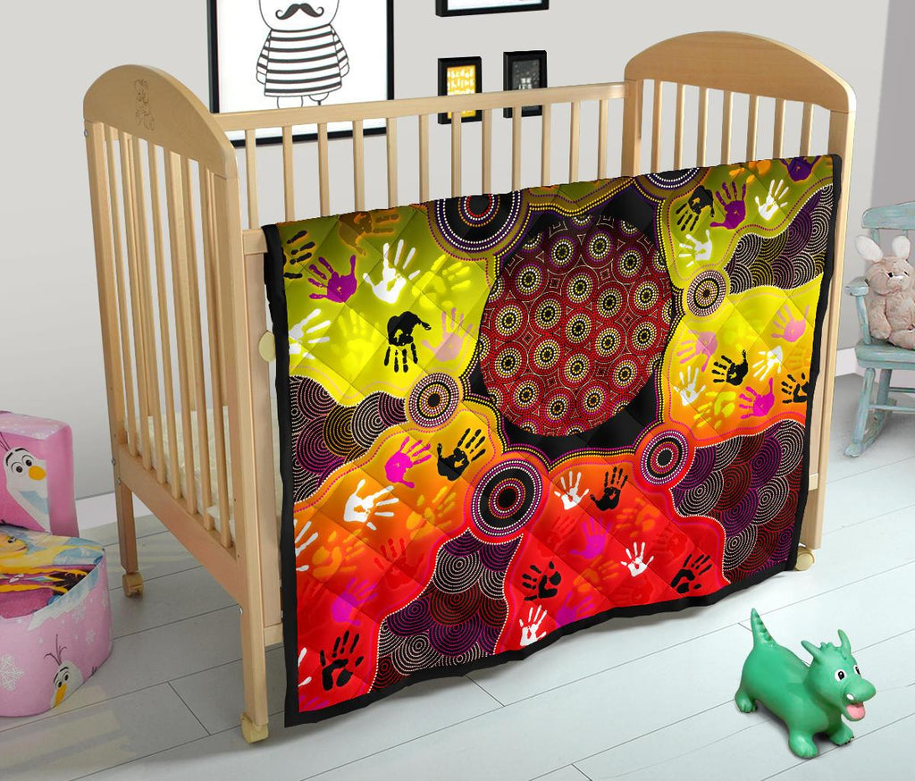 aboriginal-premium-quilt-indigenous-circle-dot-painting-hand-art