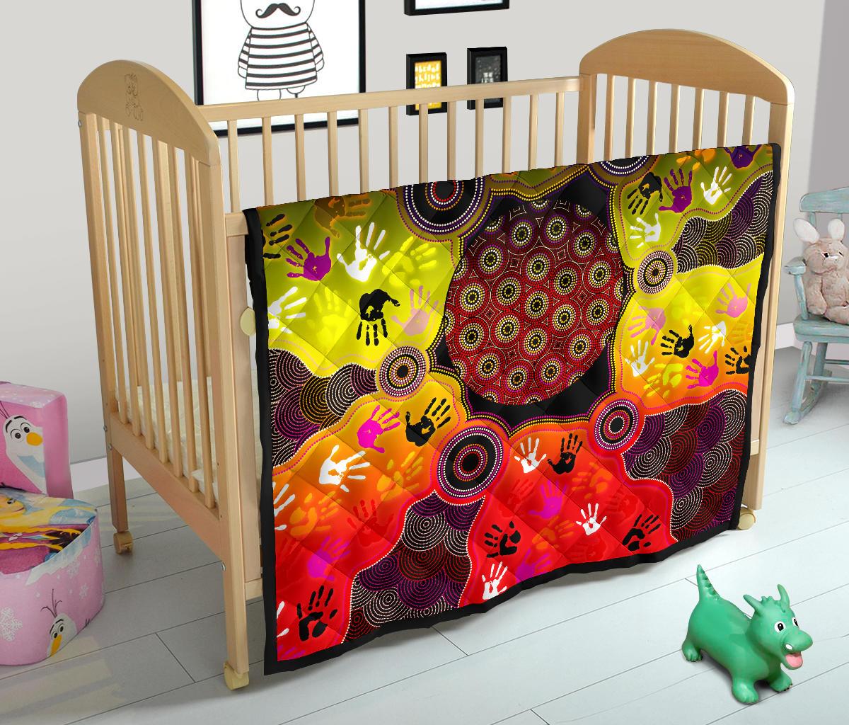 aboriginal-premium-quilt-indigenous-circle-dot-painting-hand-art