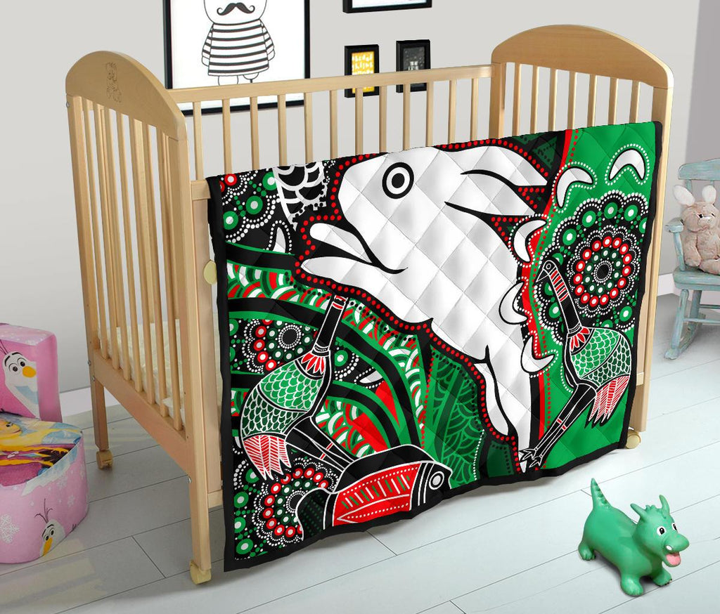 rabbitohs-premium-quilt-indigenous-survival-world