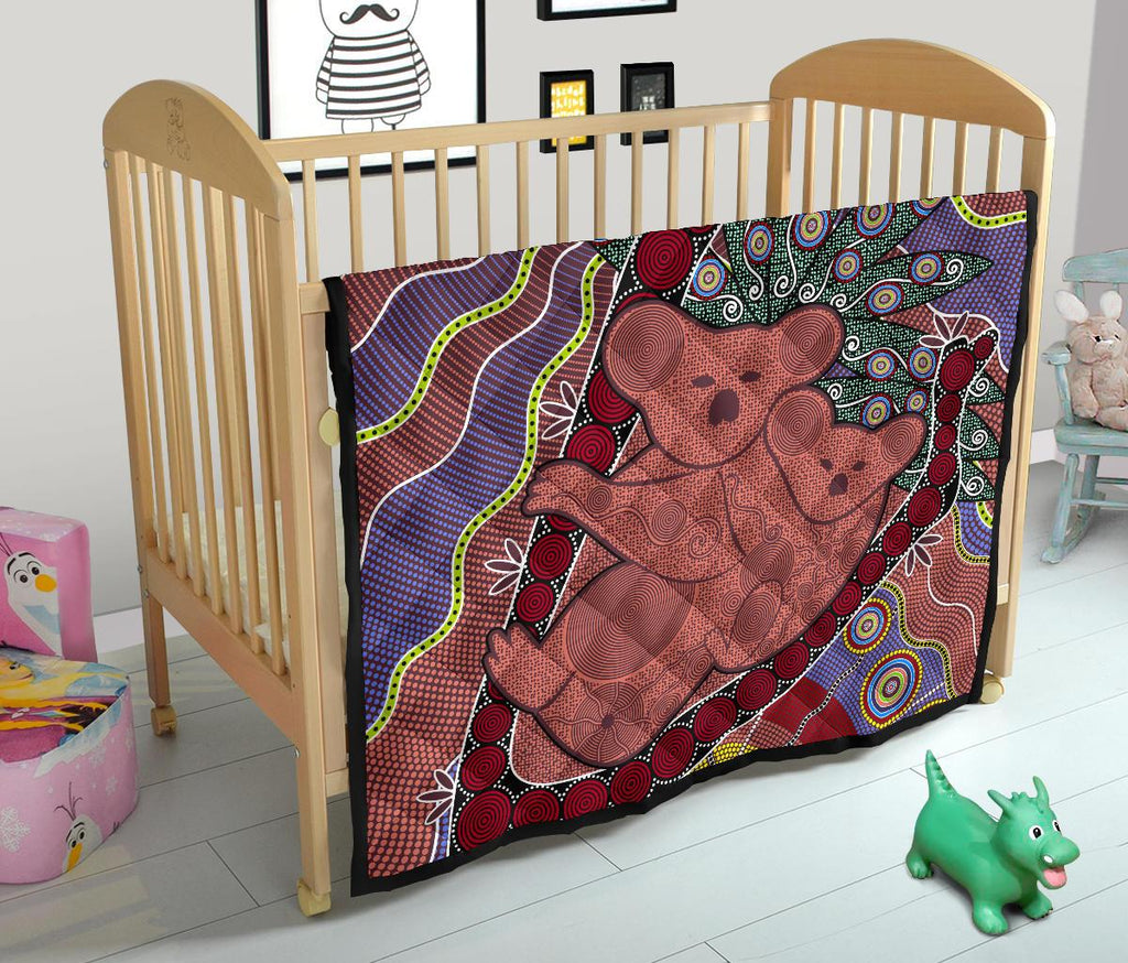 premium-quilts-koala-coverlets-aboriginal-pattern
