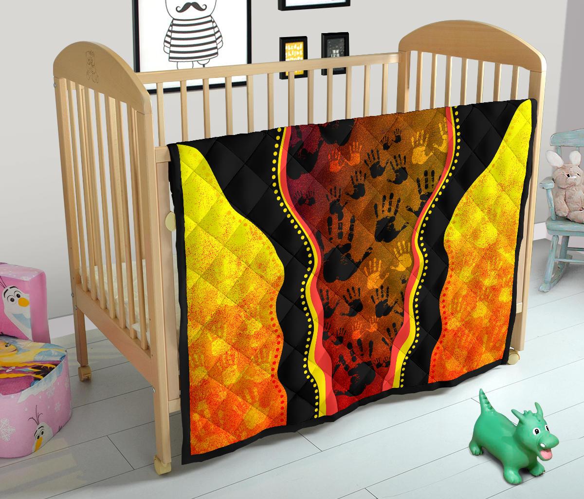 premium-quilts-aboriginal-patterns-coverlets-golden-style