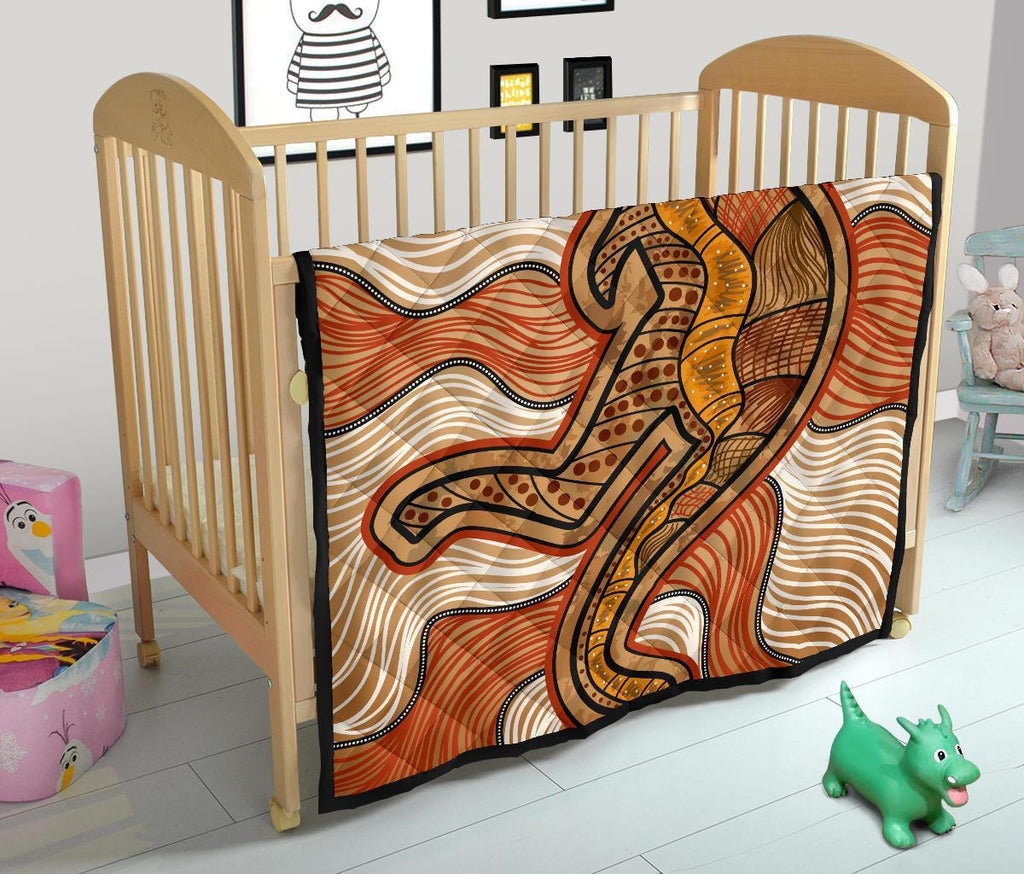 aboriginal-premium-quilt-indigenous-kangaroo-vintage-stye