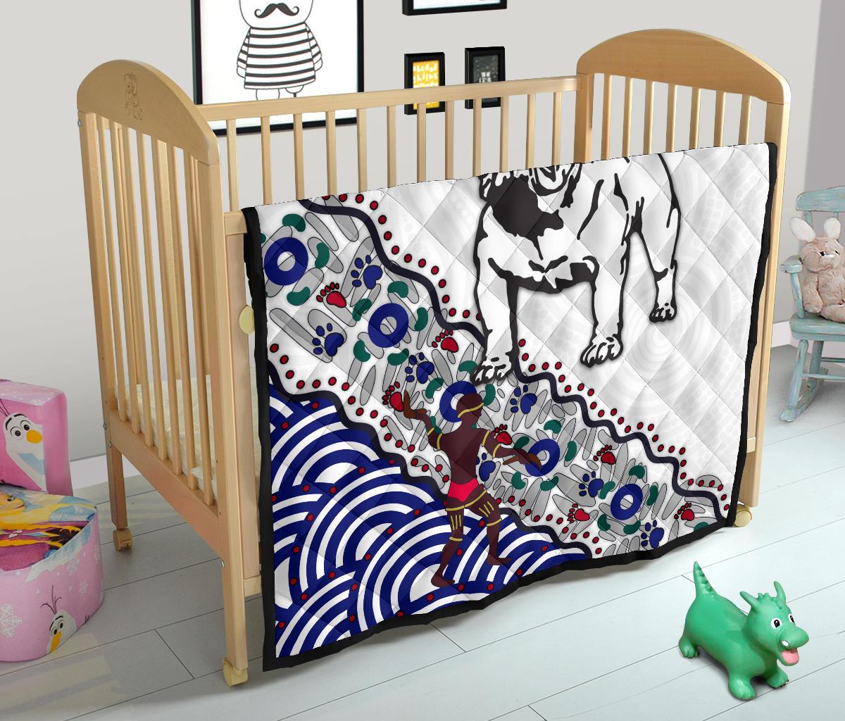 bulldogs-premium-quilt-indigenous