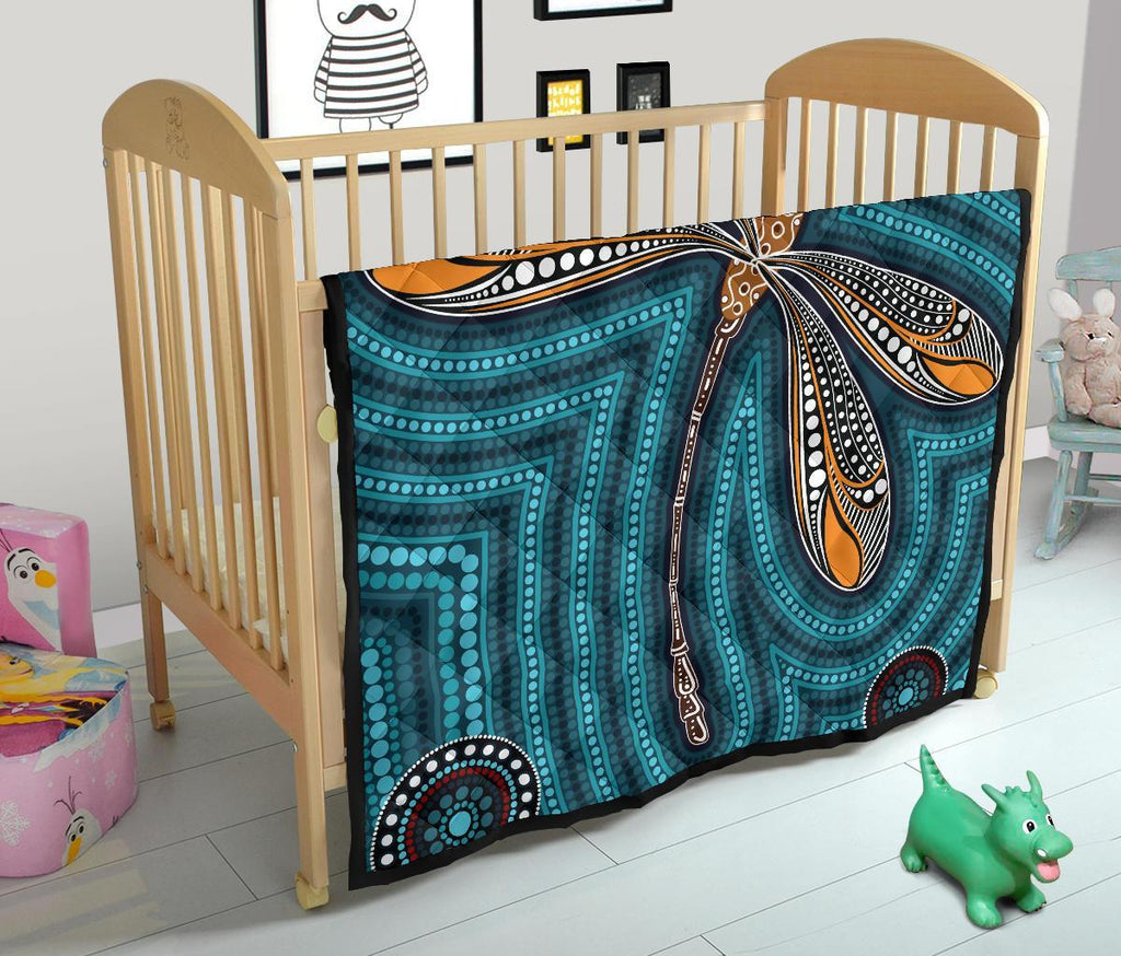 aboriginal-premium-quilt-indigenous-dragonfly