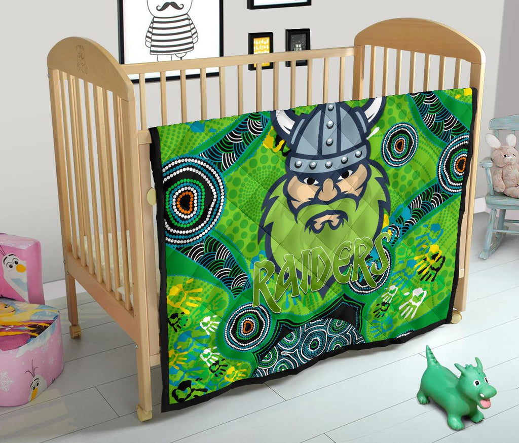 canberra-premium-quilt-raiders-viking-indigenous
