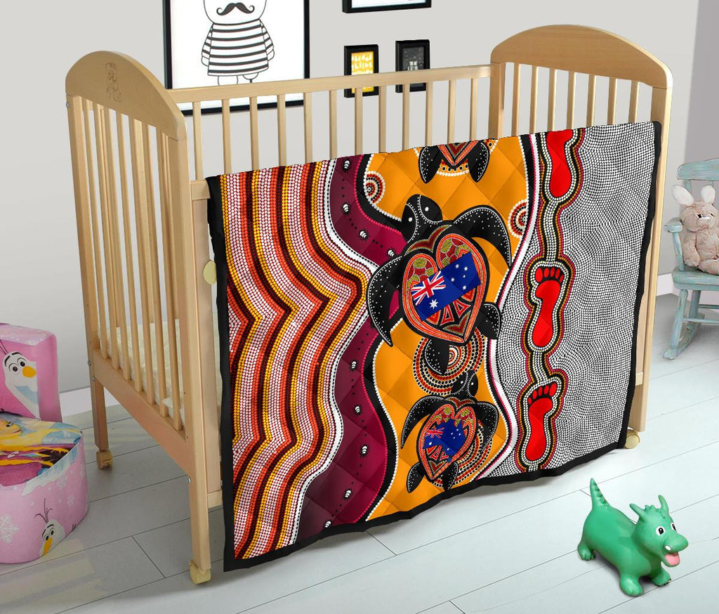 premium-quilt-aboriginal-patterns-quilt-turtle