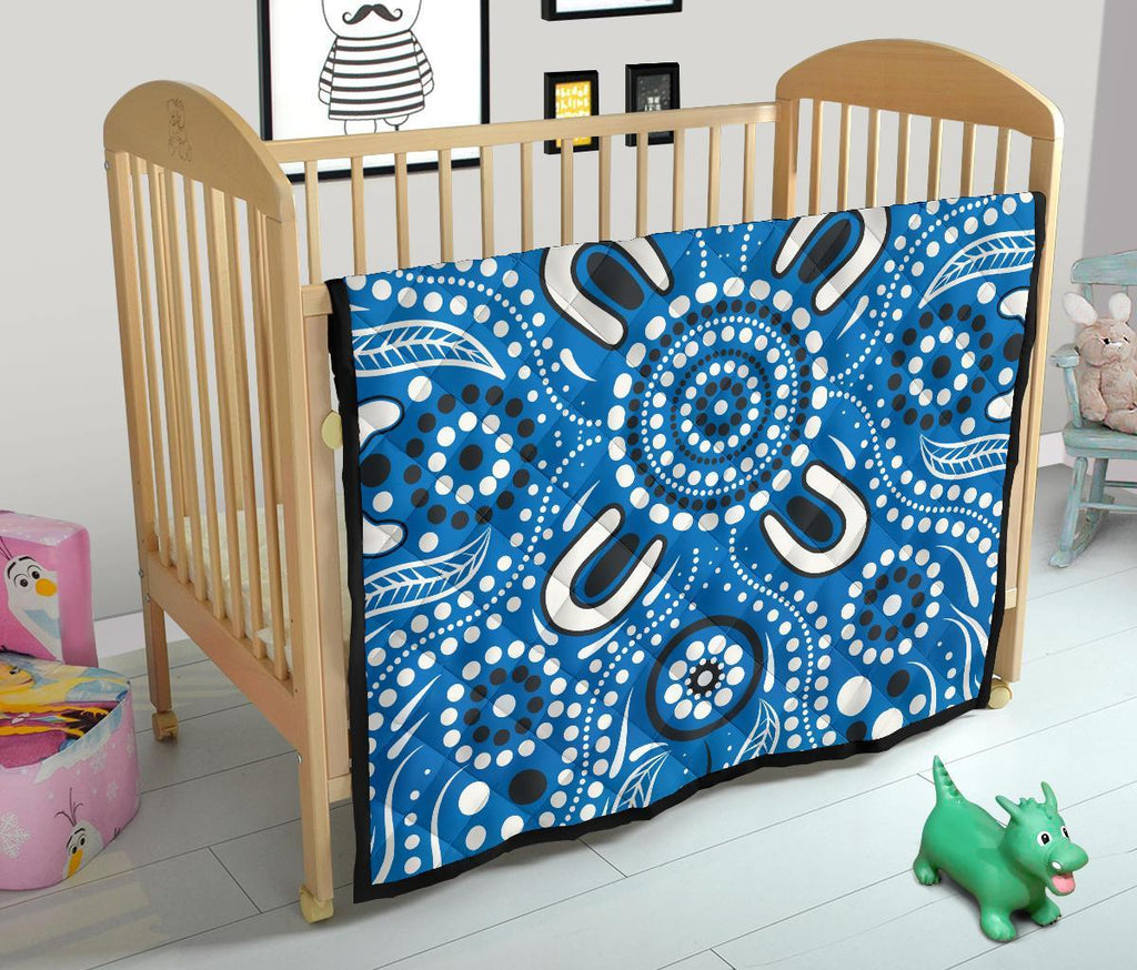 aboriginal-premium-quilt-indigenous-circle-dot-painting-blue-color