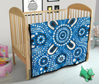 aboriginal-premium-quilt-indigenous-circle-dot-painting-blue-color