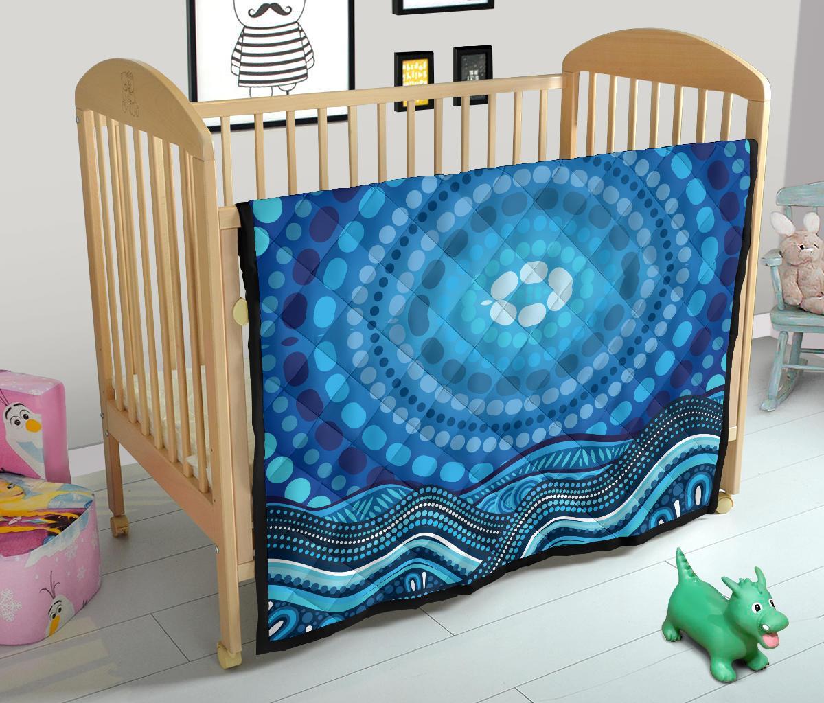 aboriginal-premium-quilt-blue-circle-aboriginal-art