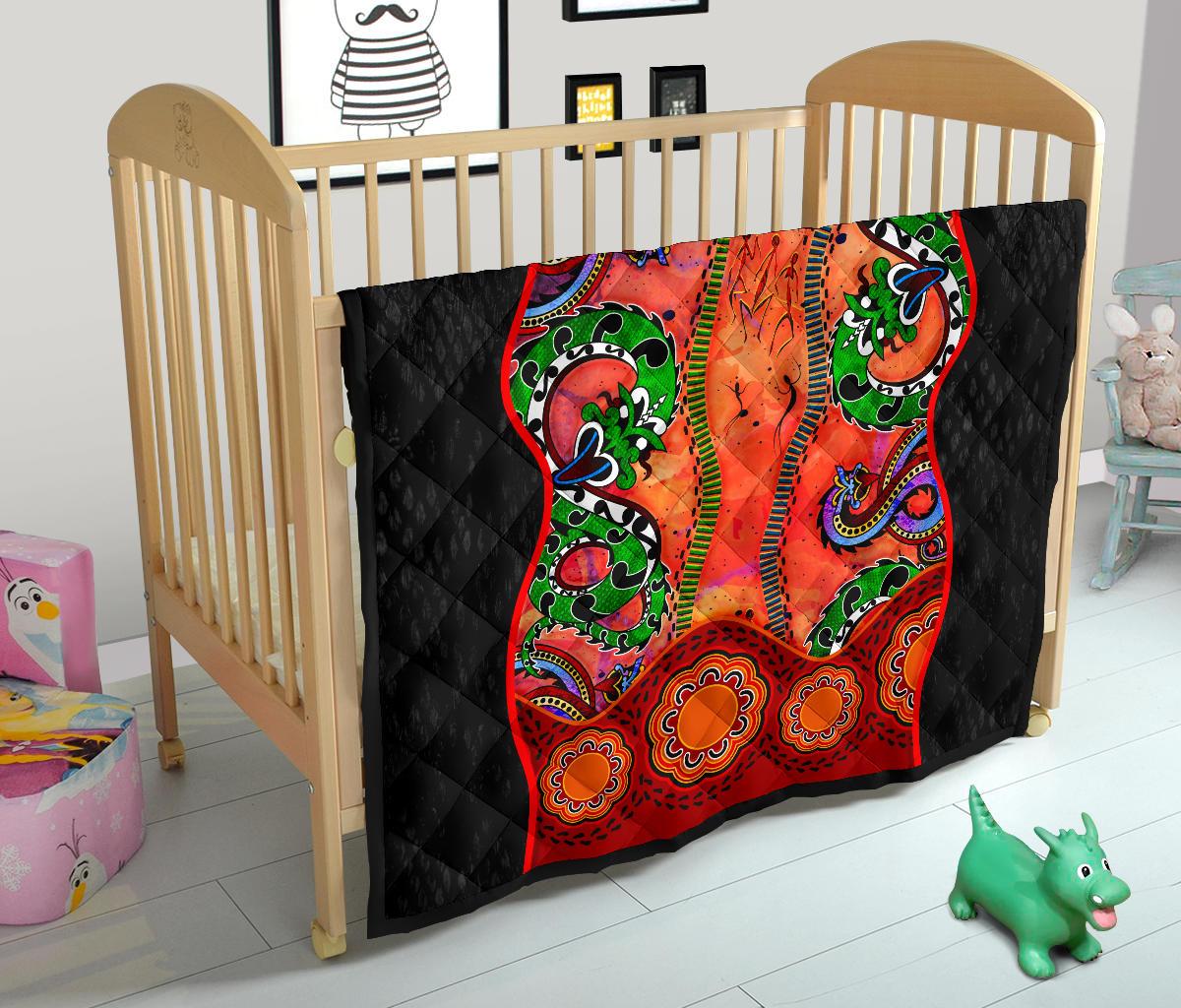 aboriginal-premium-quilt-aussie-indigenous-patterns-orange