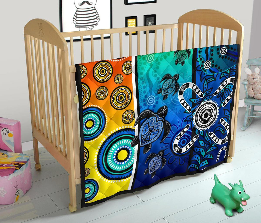 aboriginal-premium-quilt-indigenous-turtle-dot-painting-art