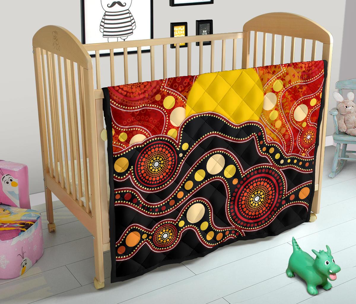 aboriginal-premium-quilt-aboriginal-lives-matter-flag-dot-painting-art