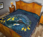 tui-bird-and-kowhai-flower-quilt