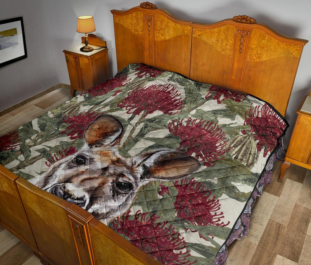 premium-quilts-kangaroo-quilts-waratah-painting