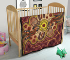 custom-aboriginal-premium-quilt-indigenous-lizard-dot-painting-art