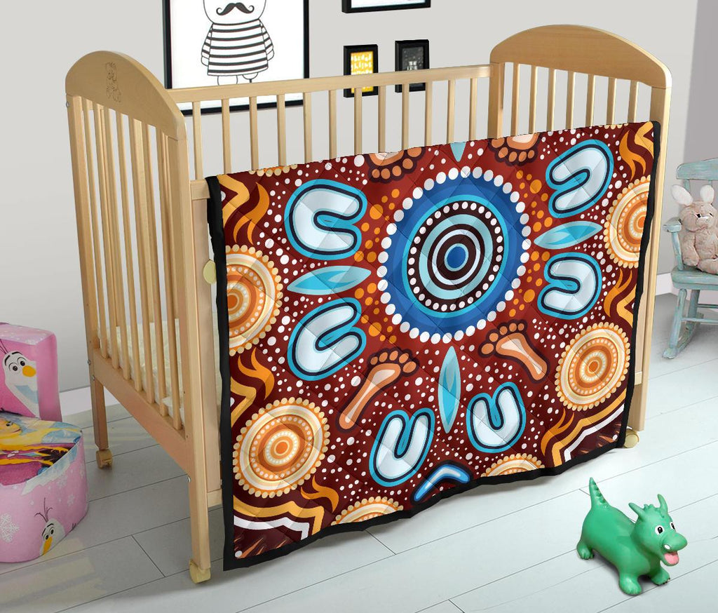 aboriginal-premium-quilt-indigenous-circle-dot-painting-ver02