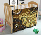aboriginal-premium-quilt-australia-brown-dot-painting-art