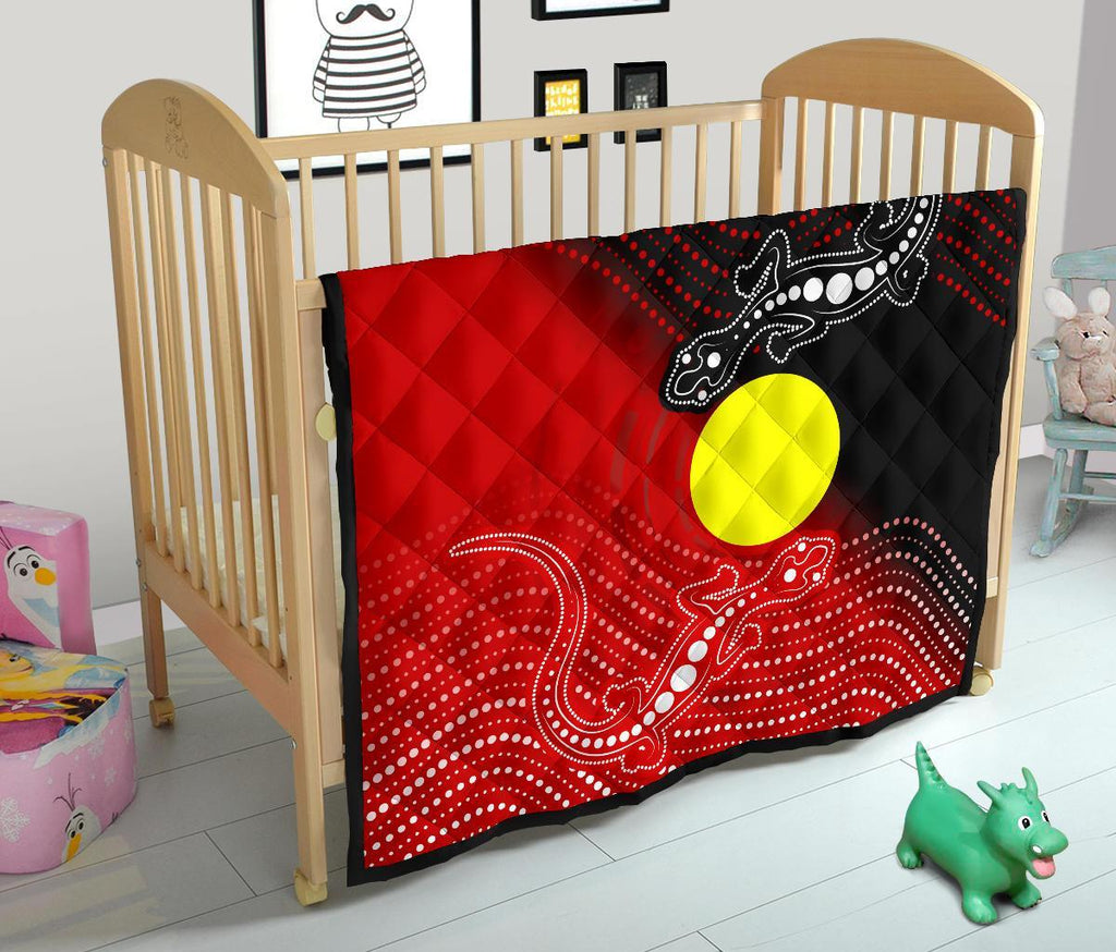 aboriginal-premium-quilt-two-indigenous-lizard