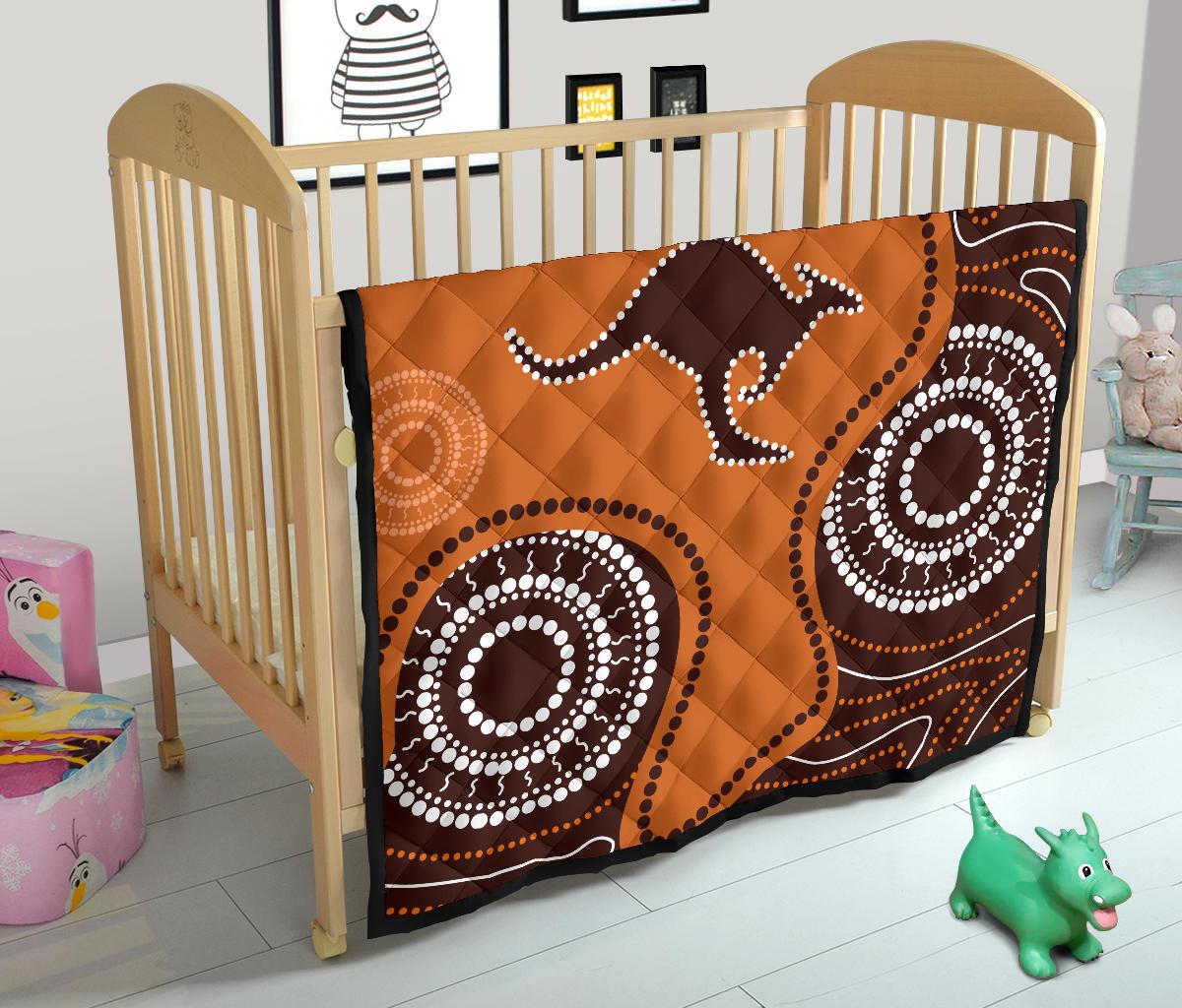 premium-quilts-aboriginal-dot-painting-quilts-kangaroo