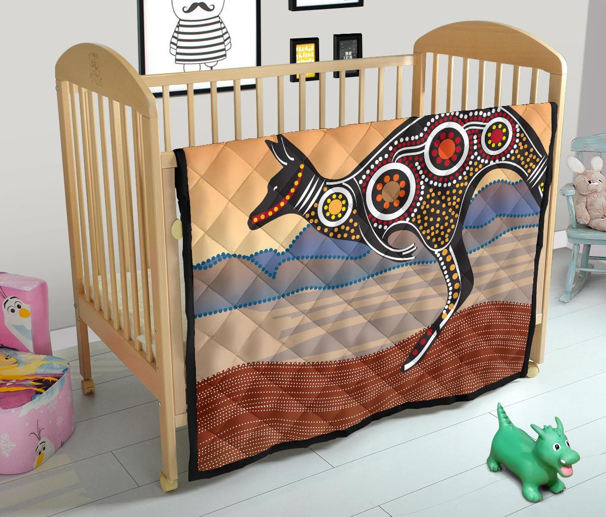 premium-quilts-kangaroo-quilts-aboriginal-dot-painting