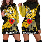 richmond-tigers-womens-hoodie-dress-lest-we-forget