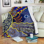 aboriginal-premium-blanket-australian-boomerang-dot-painting-art
