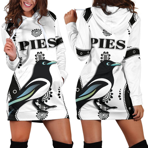 collingwood-women-hoodie-dress-pies-indigenous-white