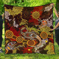aboriginal-premium-quilt-kangaroo-and-lizard-dot-painting-art