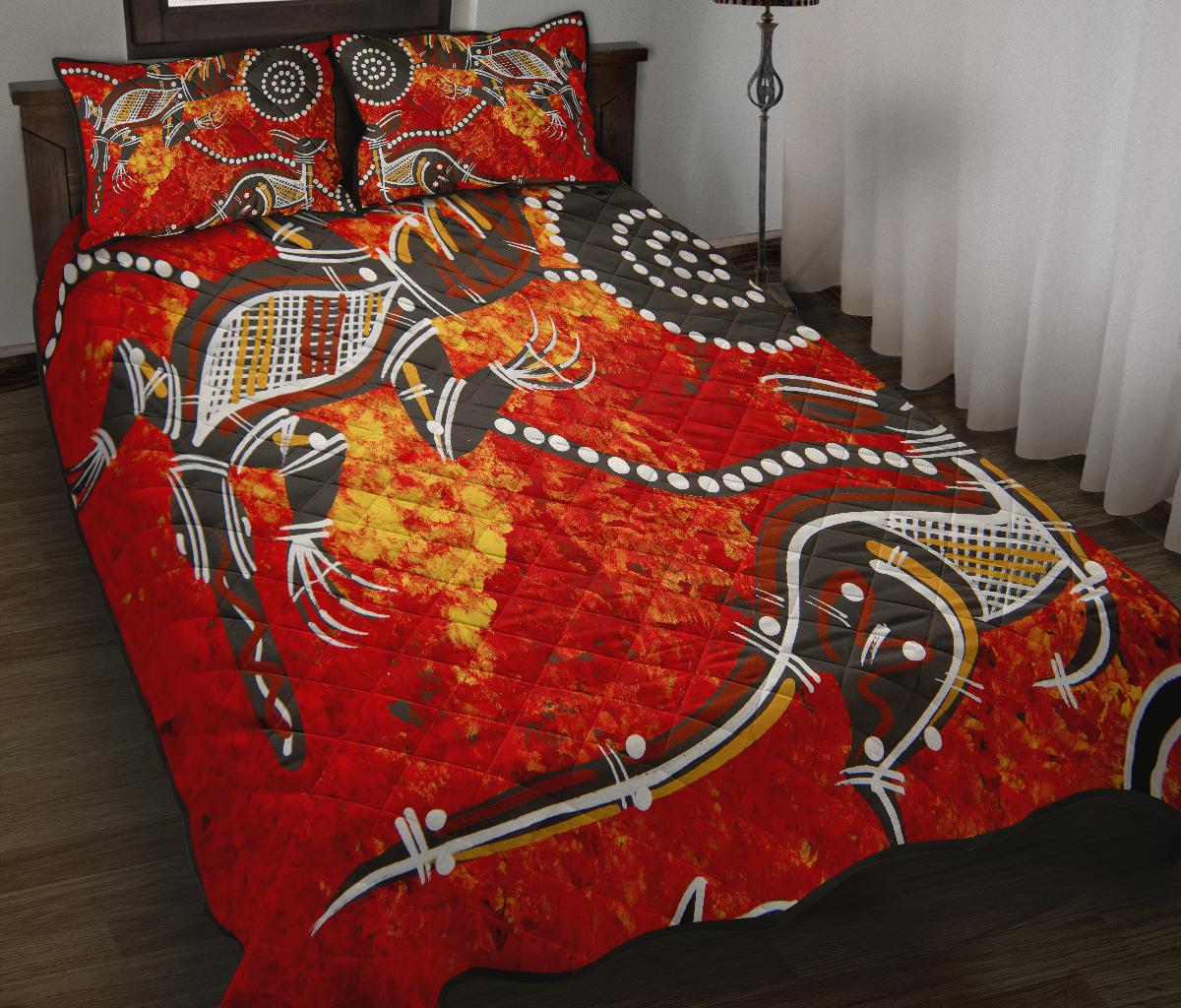 quilt-bed-sets-aboriginal-crocodile-and-kangaroo