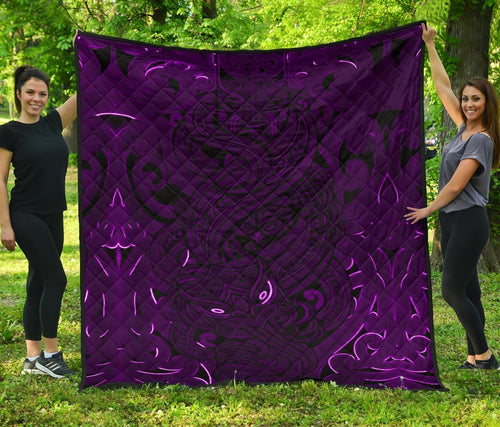 new-zealand-premium-quilt-maori-gods-tumatauenga-god-of-war-purple