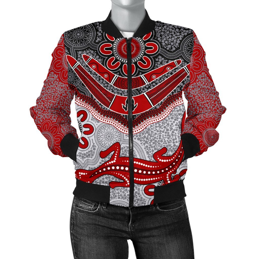 aboriginal-womens-bomber-jacket-indigenous-boomerang-and-lizard-art