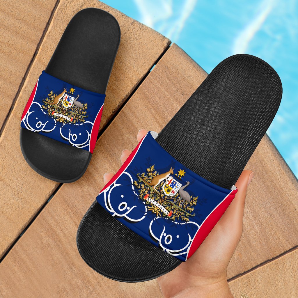 slide-sandals-australian-flag-coat-of-arms-and-koala-black