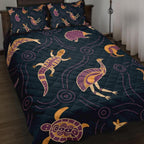 quilt-bed-set-indigenous-animals-patterns