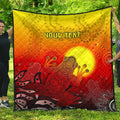 customaboriginal-premium-quilt-indigenous-frog-red