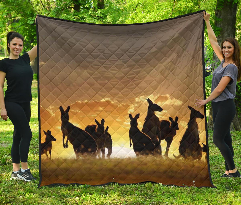 premium-quilts-kangaroo-coverlets-family-sunset-painting-ver02a