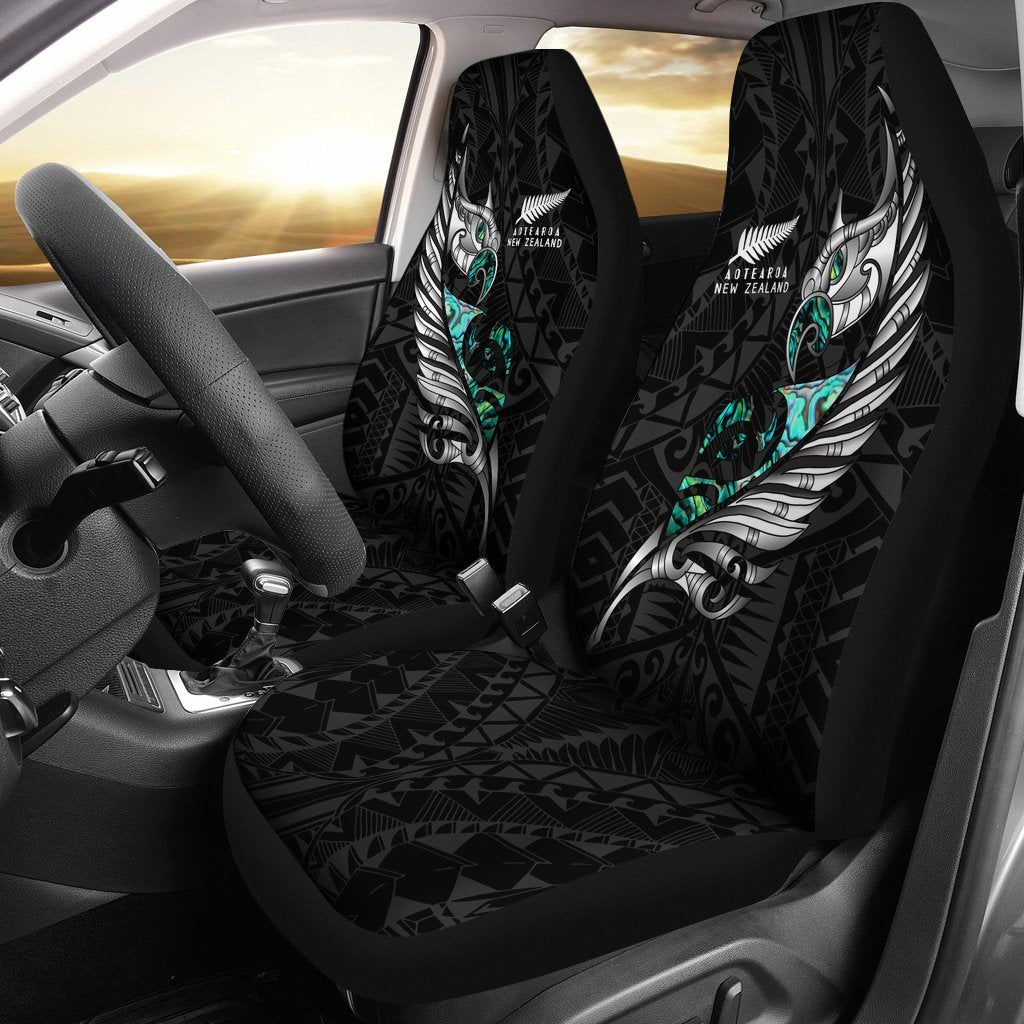 new-zealand-car-seat-cover-manaia-paua-fern-wing-white