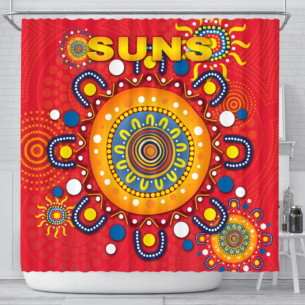 gold-coast-shower-curtain-suns-indigenous