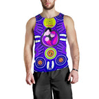 mens-tank-top-aboriginal-family-with-dot-painting-art-1