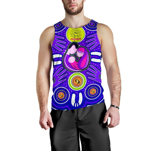 mens-tank-top-aboriginal-family-with-dot-painting-art-1