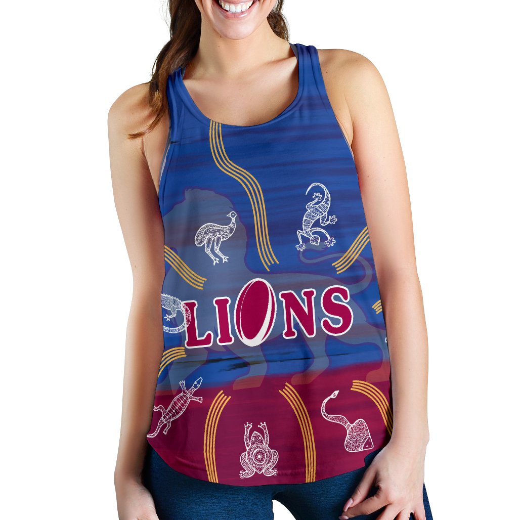 Brisbane Women's Racerback Proud Lions Simple - Vibe Hoodie