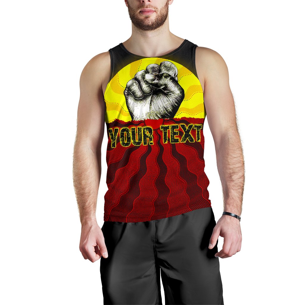 custom-aboriginal-mens-tank-top-black-lives-matter-sun-dot-painting
