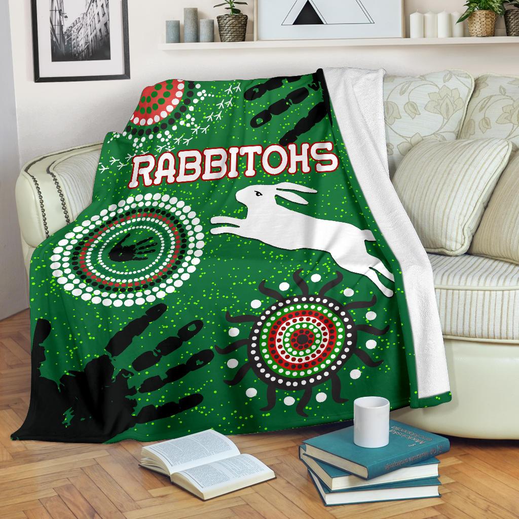 south-sydney-rabbitohs-indigenous-premium-blanket-country-style